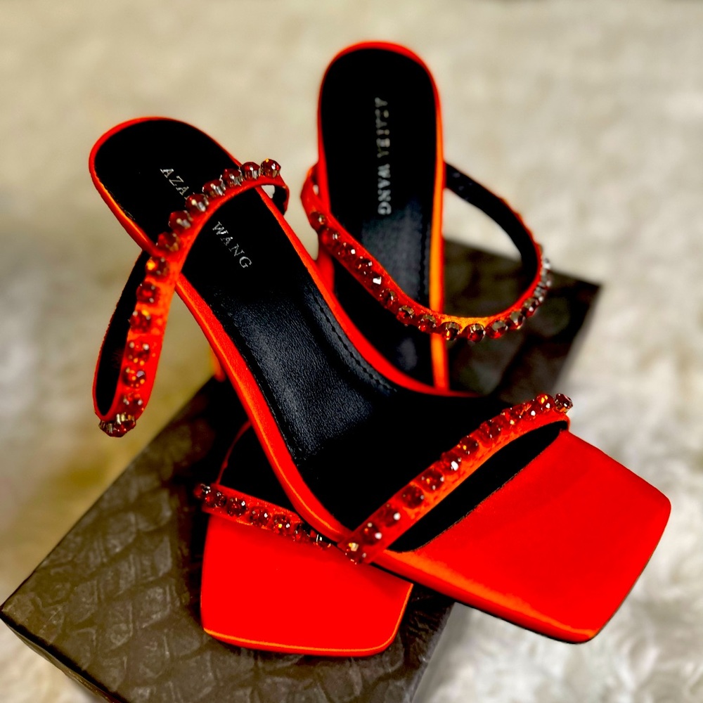 Orange heels